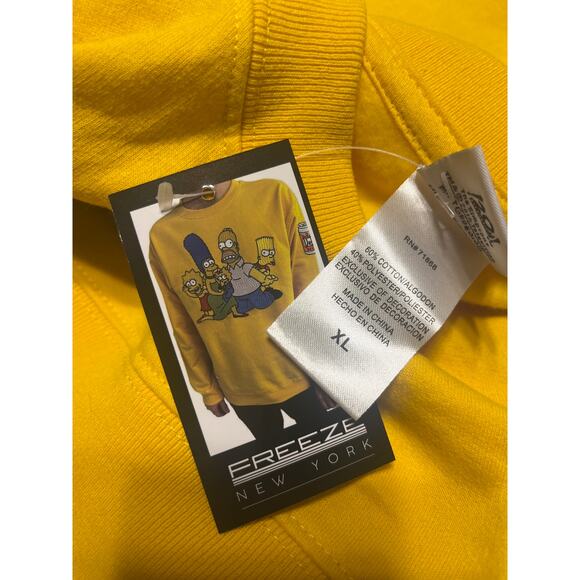 The Simpsons Men's Crewneck Sweatshirt Embroidered Crewneck Sweatshirt XL - Picture 5 of 5